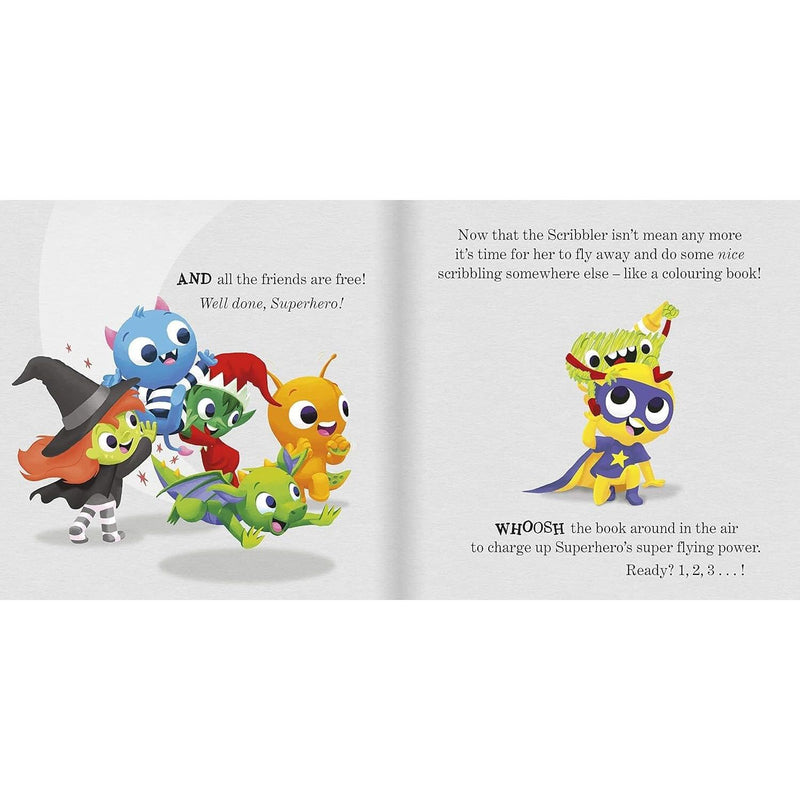 Three paperback children's books from Tom Fletcher's "Who's In Your Book?" collection for ages 3-7, featuring colorful cover illustrations.