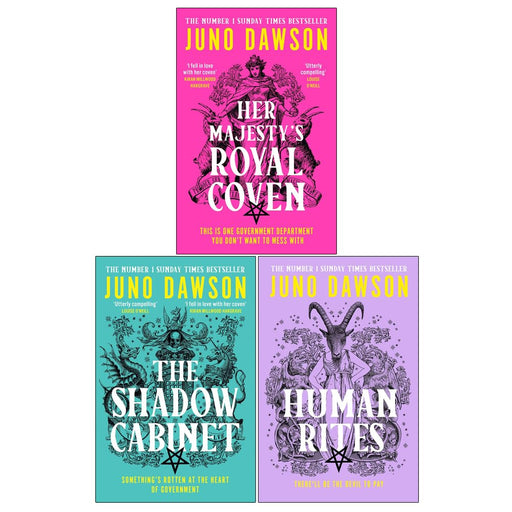 Her Majesty's Royal Coven 3-book collection set by Juno Dawson, paperback fiction books by HarperVoyager Ltd, featuring magical themes.