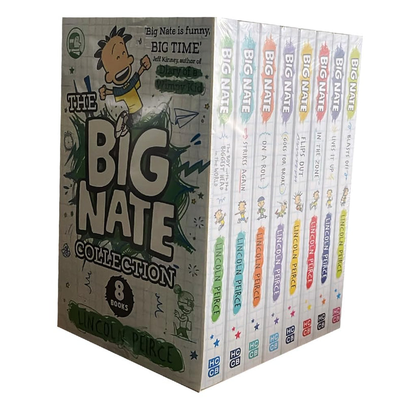 Big Nate 8 Books Collection Set by Lincoln Peirce - Fiction - Paperback