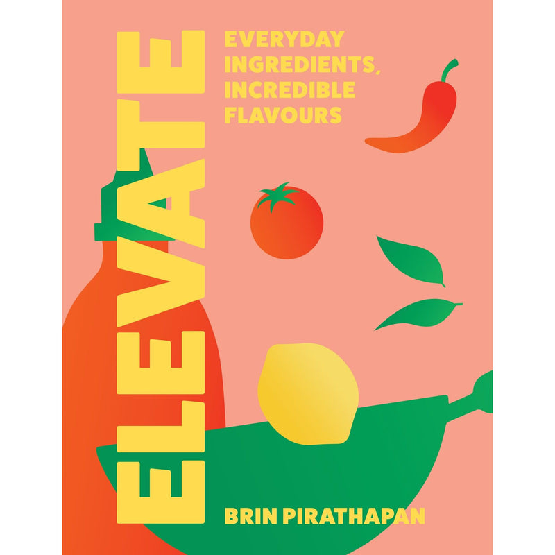 Cover of "Elevate," the 2026 cookbook by MasterChef winner, featuring easy, flavorful dinner recipes in paperback by Pavilion Books.