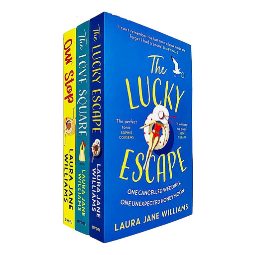 Laura Jane Williams Collection 3 Books Set (Our Stop, The Love Square, The Lucky Escape) - The Book Bundle