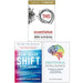 Essentialism The Disciplined Pursuit of Less, Blue Ocean Shift and Emotional Intelligence 3 Books Collection Set - The Book Bundle