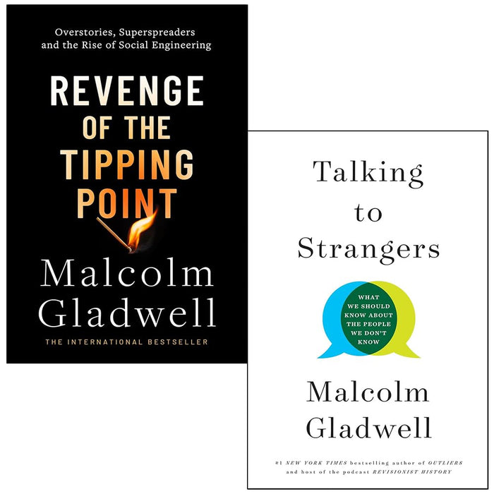 Malcolm Gladwell 2 Books Collection Set (Revenge of the Tipping Point and Talking to Strangers) - The Book Bundle