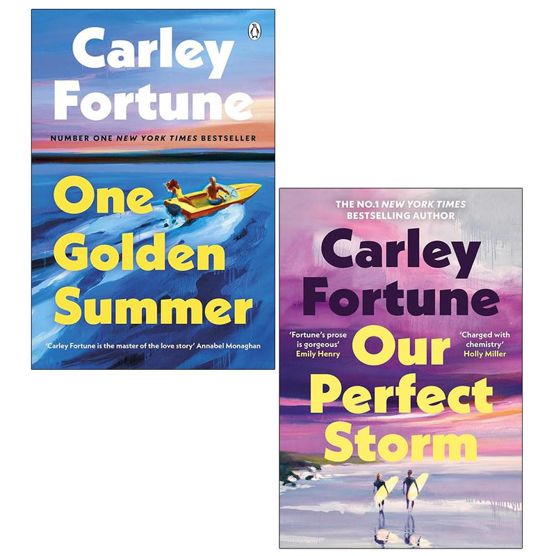 One Golden Summer & Our Perfect Storm 2 Books Collection Set by Carley Fortune - Fiction - Hardback