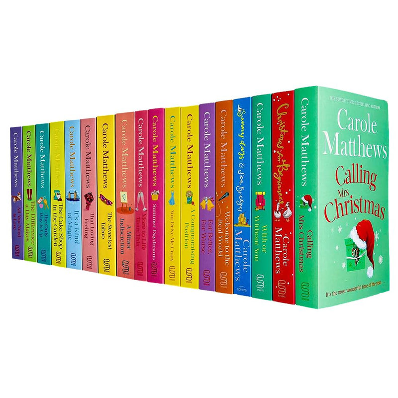 A Minor Indiscretion & The Sweetest Taboo 18 Books Collection Set by Carole Matthews - Fiction - Mixed Format