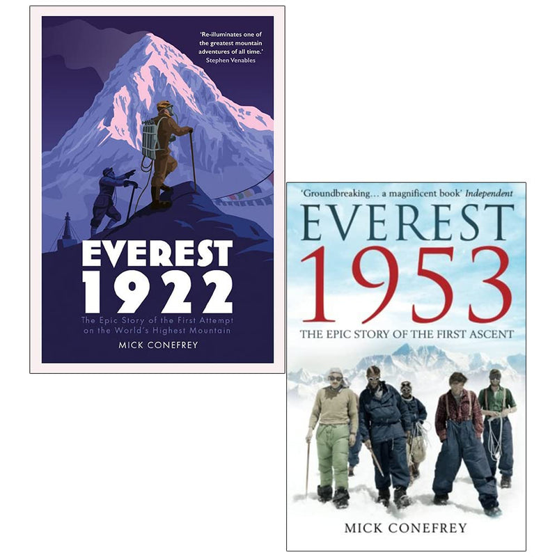 Mick Conefrey Collection 2 Books Set (Everest 1922, Everest 1953) - The Book Bundle