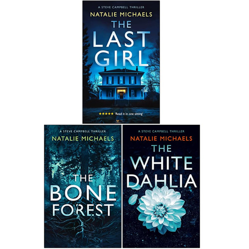Steve Campbell Thriller Series 3 Books Collection Set By Natalie Michaels - Fiction - Paperback