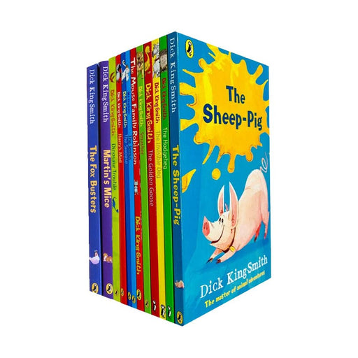 Dick king smith Collection 12 Books Set Fox busters, Martin's mice, Sheep-pig - The Book Bundle