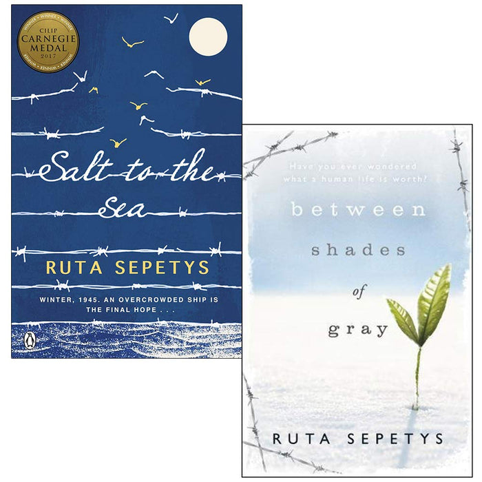 Salt to the Sea and Between Shades Of Gray By Ruta Sepetys 2 Books Collection Set - The Book Bundle