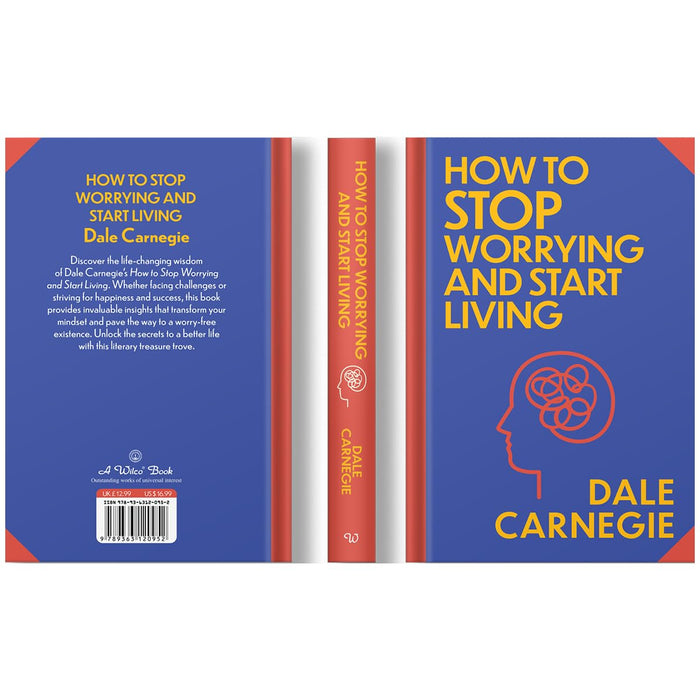 How to Stop Worrying and Start Living: Wilco Classics Sprayed Edge Premium by Dale Carnegie - The Book Bundle