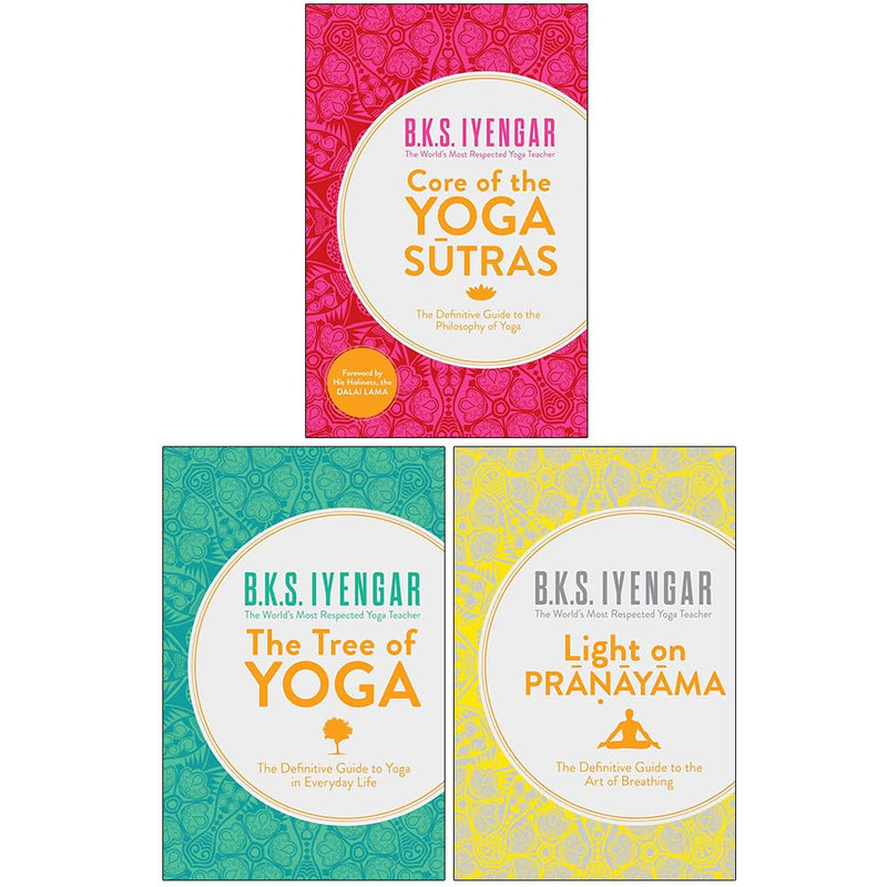 B.K.S. Iyengar Collection by B.K.S. Iyengar 3 Books Collection Set - Non Fiction Yoga Practice - The Book Bundle