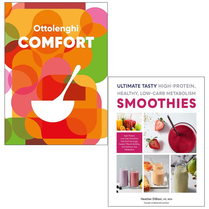 Ottolenghi COMFORT (HB) & Ultimate Tasty High Protein, Healthy, Low- Carb Metabolism Smoothies  2 Books Set - The Book Bundle