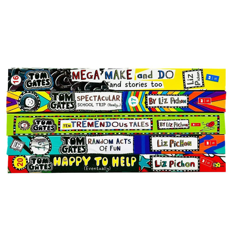 Tom Gates Series 4: 5 Books Collection Set By Liz Pichon (16-20)