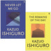 Kazuo Ishiguro 2 Books Collection Set (Never Let Me Go & The Remains of the Day) - The Book Bundle