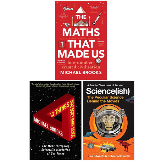 Michael Brooks Collection 3 Books Set (The Maths That Made Us, 13 Things That Don't Make Sense ) - The Book Bundle