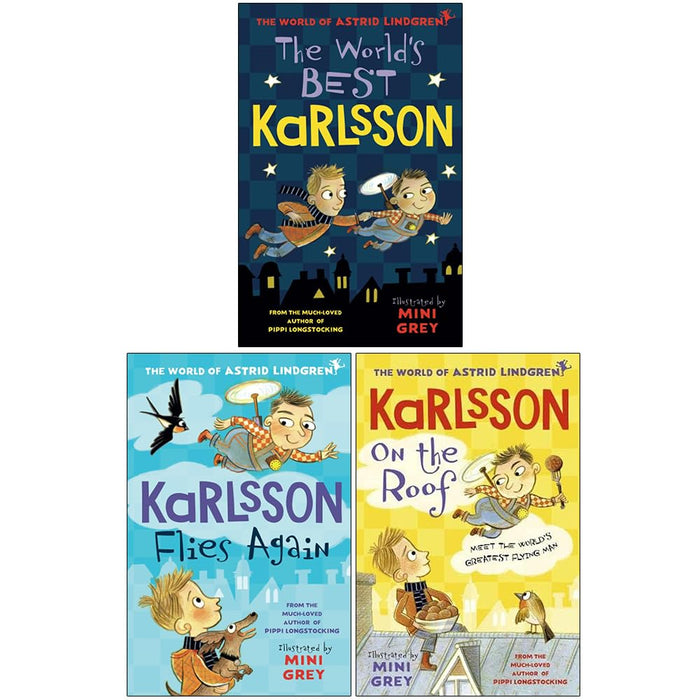 Astrid Lindgren Karlsson Collection 3 Books Set  (The World's Best Karlsson) - The Book Bundle