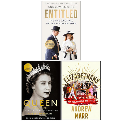 Entitled The Rise and Fall of the House of York, Queen of Our Times The Life of Elizabeth II and Elizabethans 3 Books Collection Set - The Book Bundle