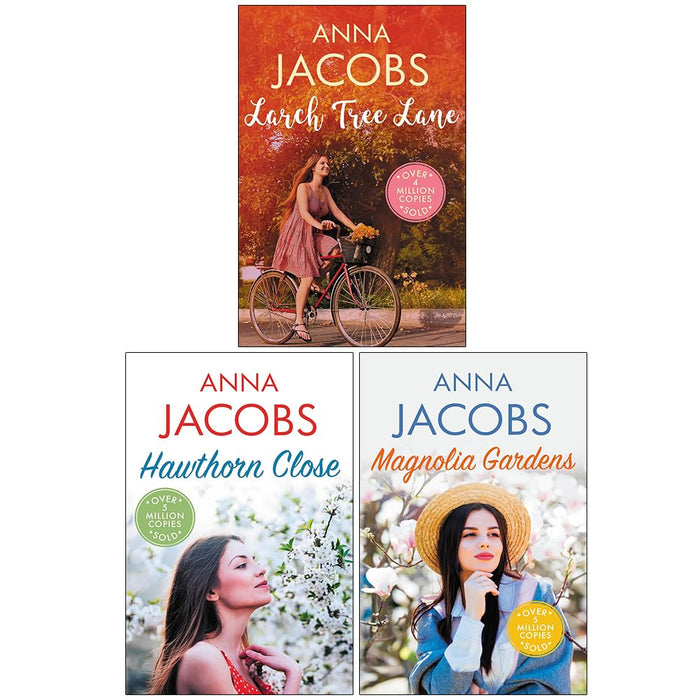 Larch Tree Lane Series 3 Books Collection Set By Anna Jacobs (Larch Tree Lane, Hawthorn Close & Magnolia Gardens) - The Book Bundle