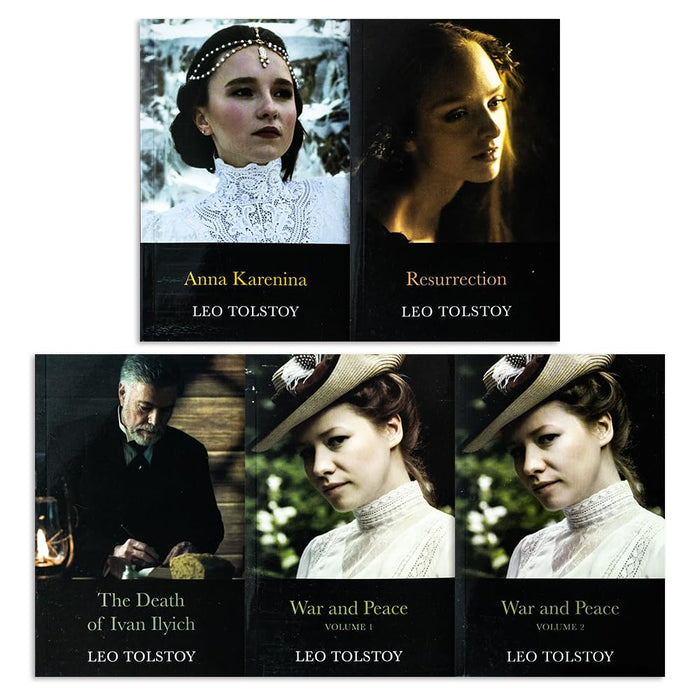 The Complete Novels of Leo Tolstoy Classic Stories 5 Books Collection Box Set - The Book Bundle