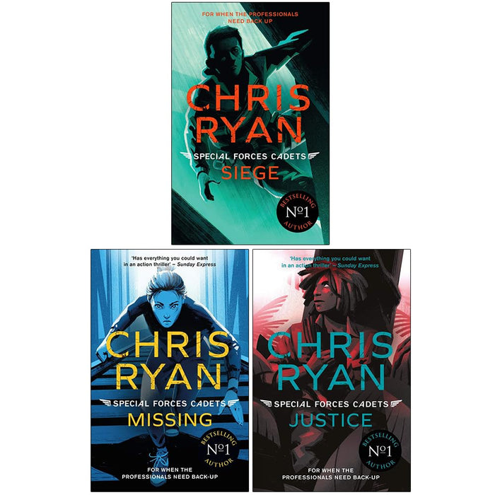 Special Forces Cadets Series 1-3 Books Collection Set By Chris Ryan (Siege, Missing, Justice) - The Book Bundle