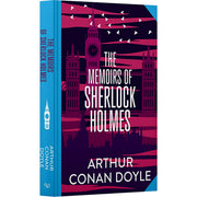Hardcover copy of The Memoirs of Sherlock Holmes by Arthur Conan Doyle, with sprayed edge design from Wilco International LLP.