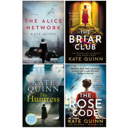 Kate Quinn Collection 4 Books Set (The Alice Network, The Briar Club, The Huntress, The Rose Code) - The Book Bundle