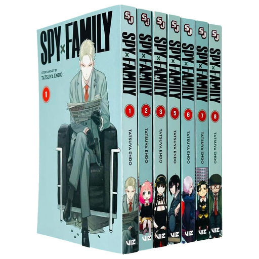 Spy x Family Volume 1 2 3 5 6 7 8 Collection 7 Books Set By Tatsuya Endo - The Book Bundle