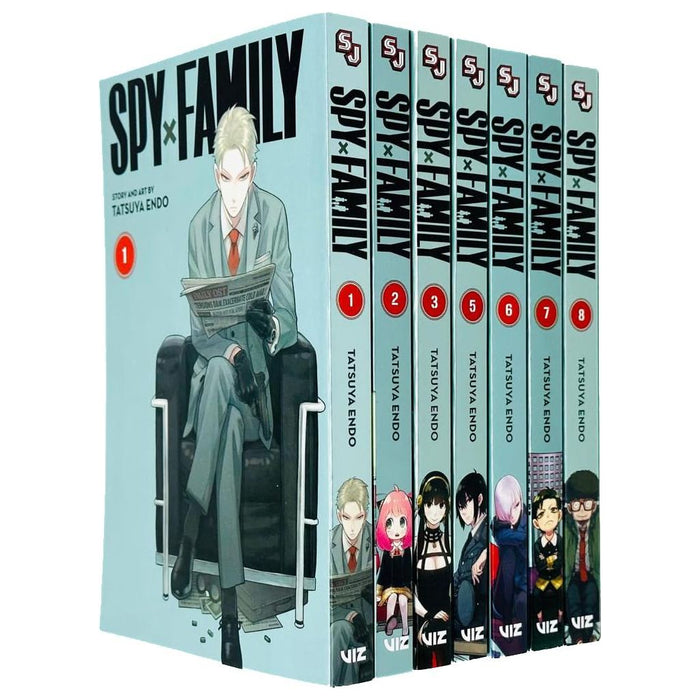 Spy x Family Volume 1 2 3 5 6 7 8 Collection 7 Books Set By Tatsuya