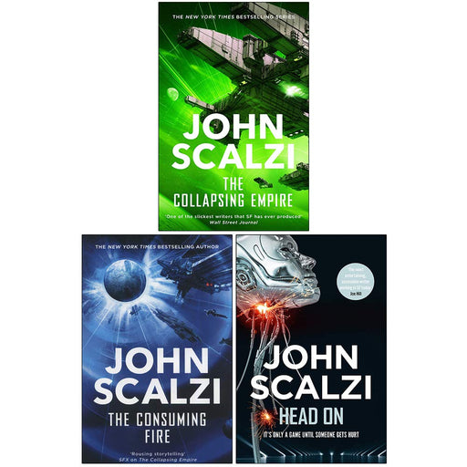 John Scalzi Collection 3 Books Set (The Collapsing Empire, The Consuming Fire, Head On) - The Book Bundle