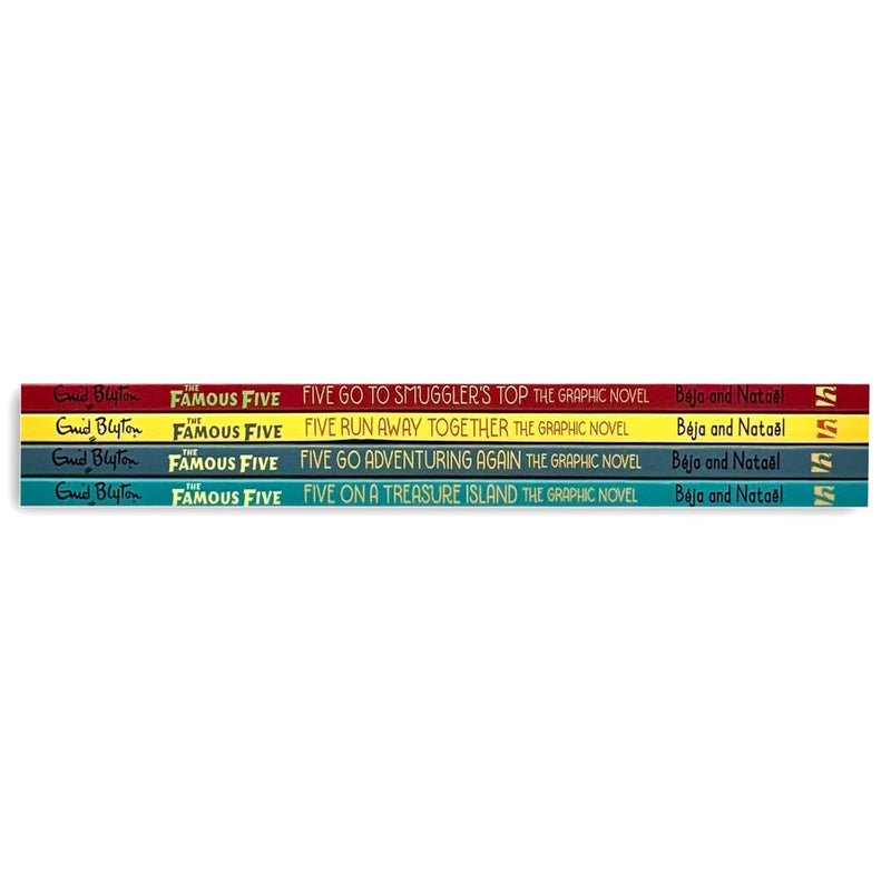 The Famous Five Graphic Novel 4 Books Collection Box Set By Enid Blyton