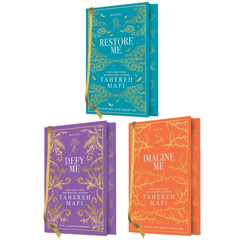 Shatter Me Series 4-6 Collectors Special Edition 3 Books Collection Set By Tahereh Mafi (Restore Me, Defy Me and Imagine Me) - The Book Bundle