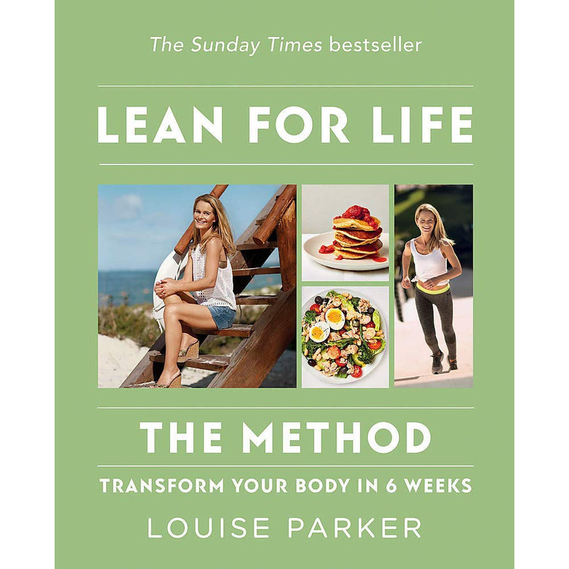 Two books from the Louise Parker Method Lean for Life and The Shape Plan collection by Louise Parker and Joe Wicks, with colorful covers.