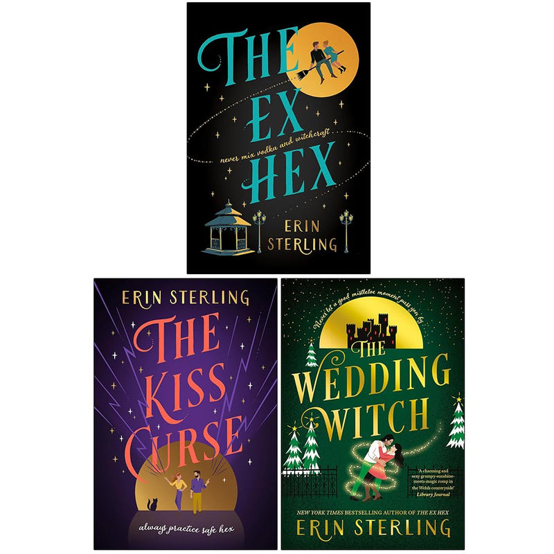 Graves Glen Series 3 Books Collection Set By Erin Sterling (The Ex Hex, The Kiss Curse & The Wedding Witch) - The Book Bundle