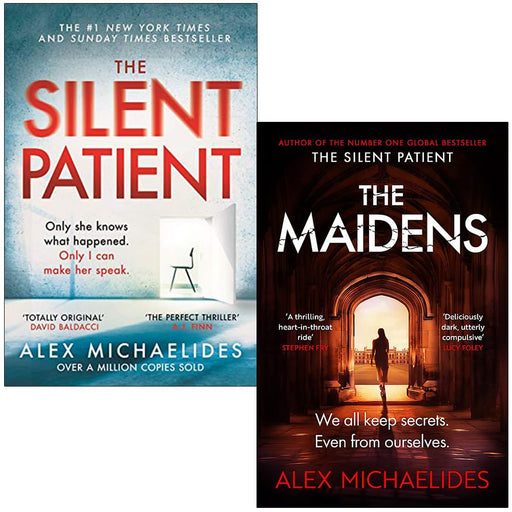 Alex Michaelides Collection 2 Books Set (The Silent Patient, The Maidens) - The Book Bundle