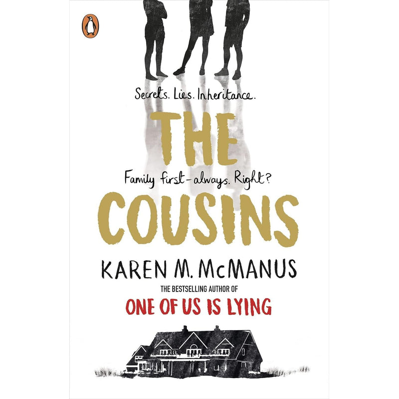 Set of five books by Karen M McManus including "One of Us Is Lying" and "One of Us Is Next" from Penguin Books collection.