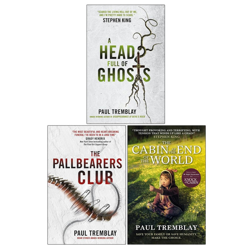 A Head Full of Ghosts, The Pallbearers' Club & The Cabin at the End of the World 3 Books Collection Set by Paul Tremblay - Fiction - Mixed Format