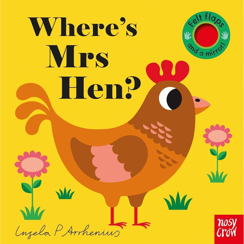 Felt Flaps Series 4 baby and toddler board books by Ingela P Arrhenius, featuring colorful illustrations for ages 0–2.