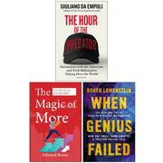 The Hour of the Predator, The Magic of More & When Genius Failed 3 Books Collection Set - The Book Bundle