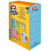 Girls F.C. 6 books collection box set by Helena Pielichaty, featuring colorful covers of Do Goalkeepers Wear Tiaras and Can Ponies Take Penalties.