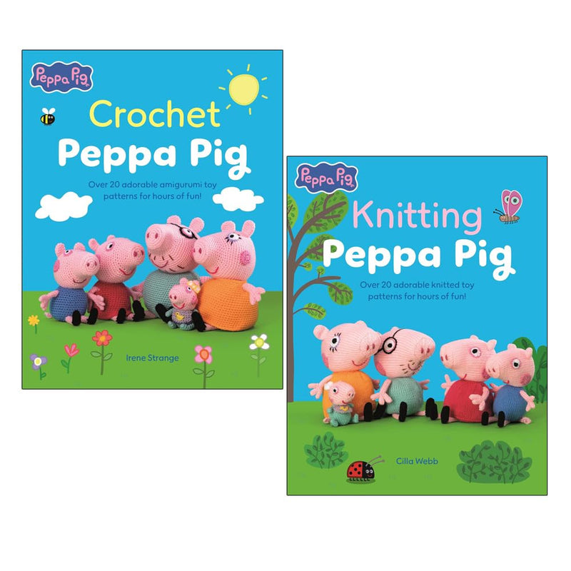 Peppa Pig Crafts Collection 2 Books Set Featuring Crochet Peppa Pig And Knitting Peppa Pig - Fiction - Paperback