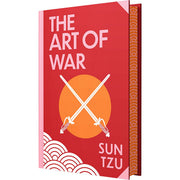 Book cover of "The Art of War" by Sun Tzu, with a sprayed edge design, published by Wilco International LLP.