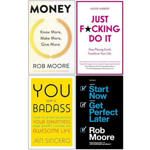 Money Know More,Just F*cking, You Are a Badass, Start Now  4 Books Collection Set - The Book Bundle