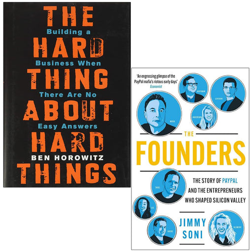 The Hard Thing About Hard Things [Hardcover] By Ben Horowitz & The Founders By Jimmy Soni 2 Books Collection Set - The Book Bundle