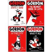 Collection of four Alex Latimer "Gordon the Meanest Goose on Earth" books, including Gordon Starts a Band and Gordon in the City.