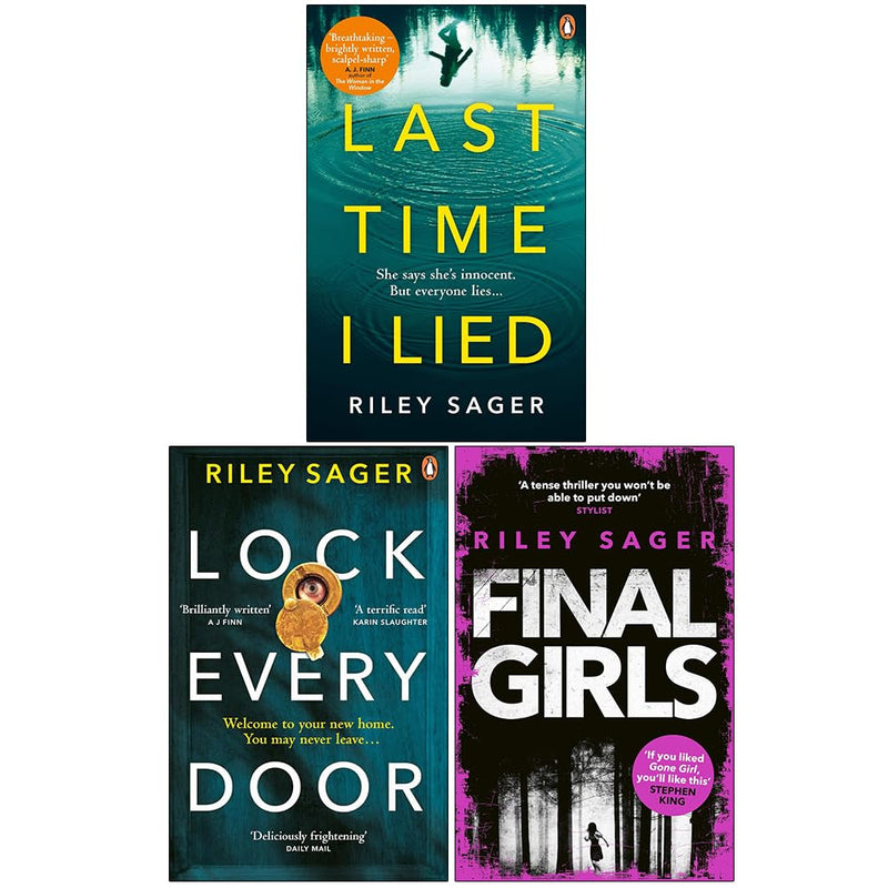 Last Time I Lied, Lock Every Door & Final Girls 3 Books Collection Set by Riley Sager - Fiction - Paperback