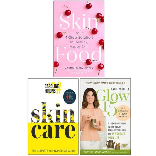 SkinFood, Skincare [Hardcover] & Glow15 3 Books Collection Set - The Book Bundle