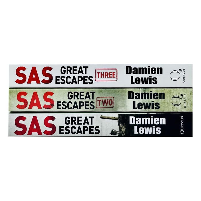 Damien Lewis Collection 3 Books Set (SAS Great Escapes, SAS Great Escapes Two and SAS Great Escapes Three) - The Book Bundle