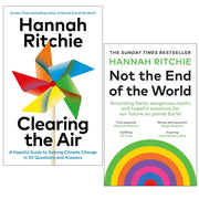 Hannah Ritchie Collection 2 Books Set (Clearing the Air & Not the End of the World) - The Book Bundle