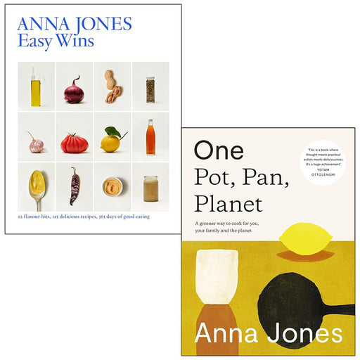 Anna Jones Collection 2 Books Set (Easy Wins & One Pot Pan Planet) - The Book Bundle