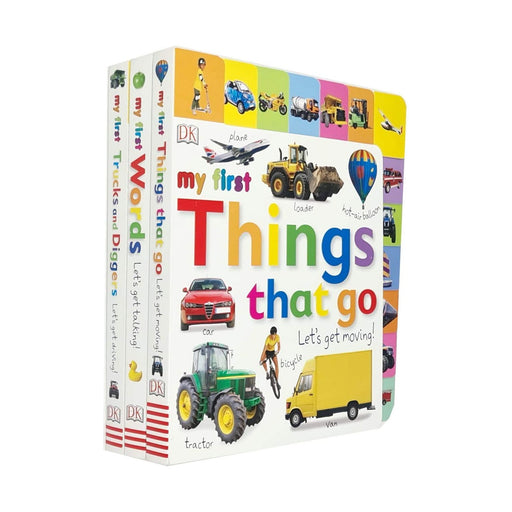 DK My First Childrens Collection 3 Books Set (My First Words Let's Get Talking,) - The Book Bundle